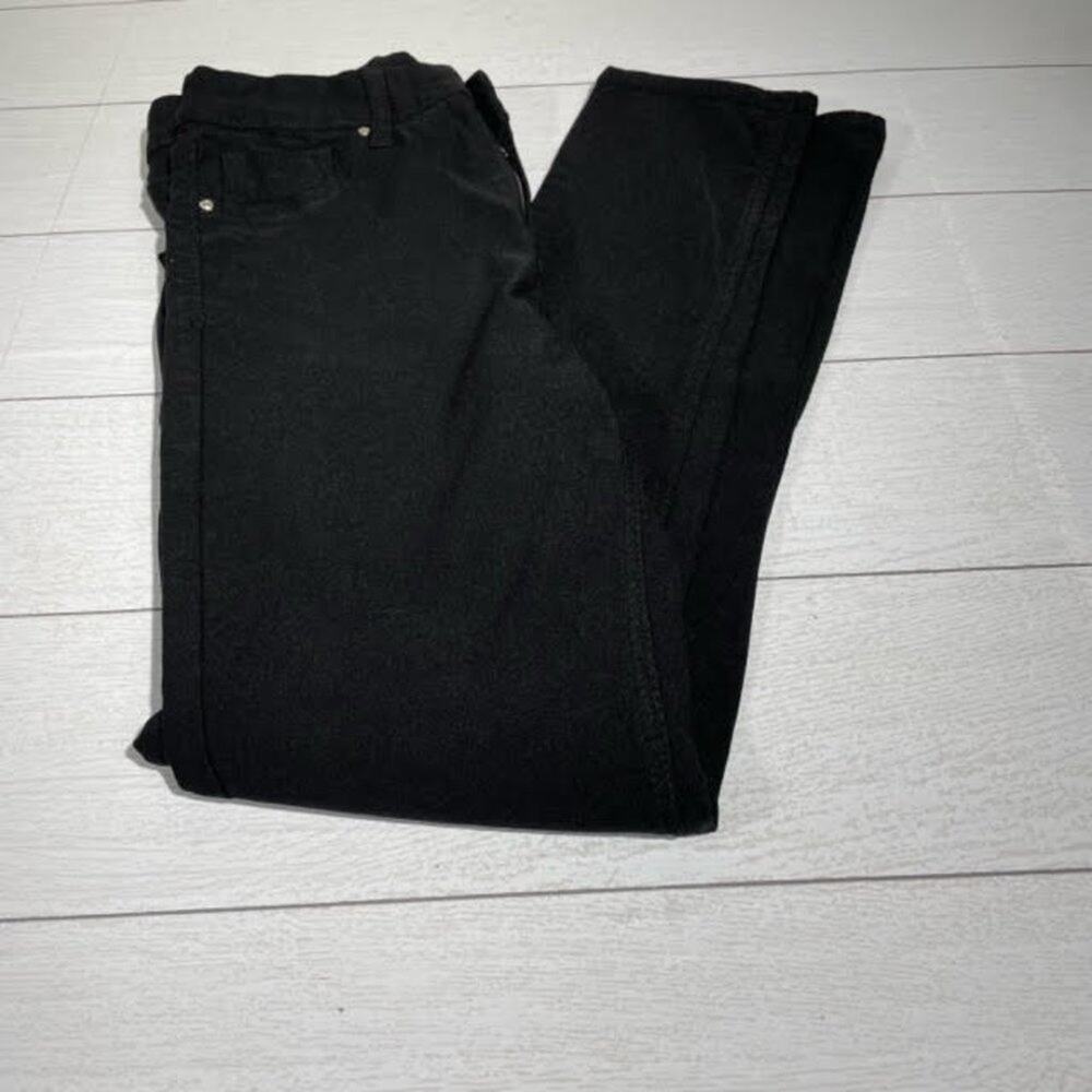 Almost Famous Ink Black Skinny Jeans Juniors 13 Mid Rise